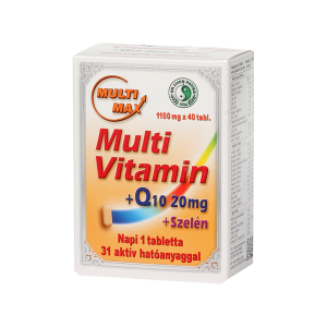 Dr.Chen Multi-Max vitamin+20 mg Q10+ Szelén tabletta 40x