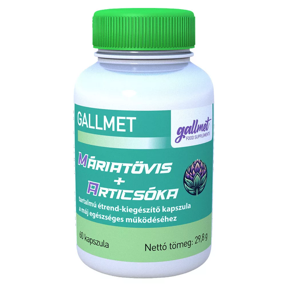 Gallmet máriatövis+articsóka 60x
