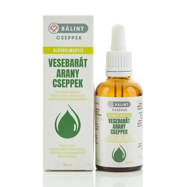 Herbarium BÁLINT CSEPPEK Alkoholmentes Vesebarát Arany csepp 50 ml