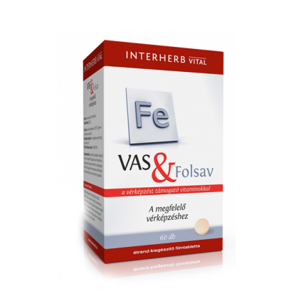Interherb Vas & Folsav tabletta 60x