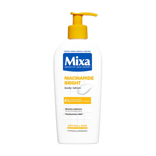 MIXA Niacinamide Bright testápoló 250 ml
