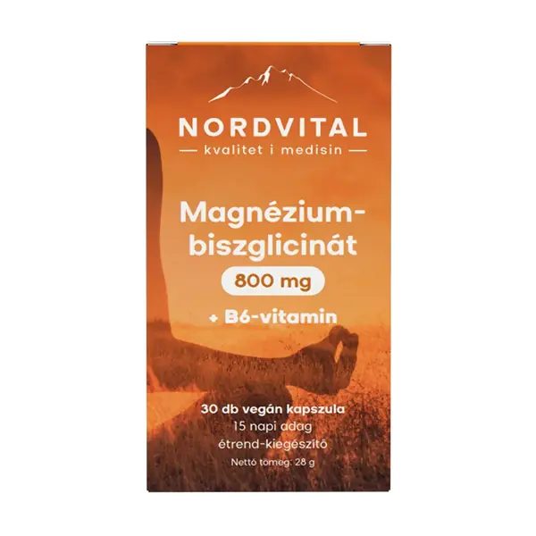 NORDVITAL Magnézium-biszglicinát kapszula 30 db