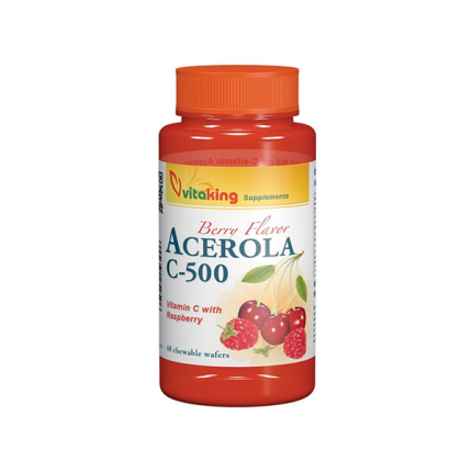 Vitaking Acerola C-500 komplex rágótabletta 40x