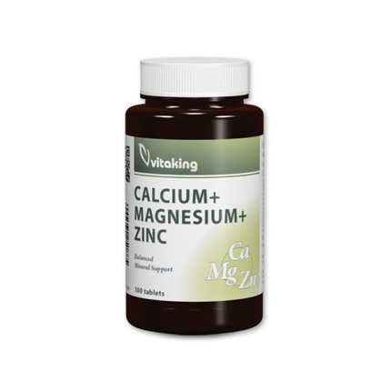 Vitaking Kalcium + Magnézium + Cink tabletta 100x