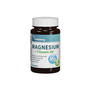 Vitaking Magnézium-citrát 150mg + B6-vitamin tabletta 30x